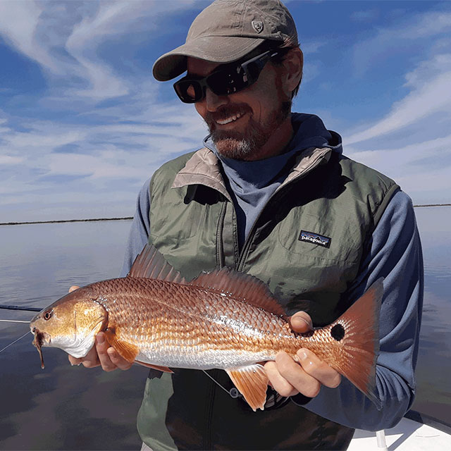 Fly fishing for redfish in Corpus Christi