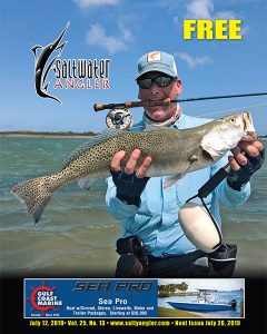 Mike Warfield sight casted this trout in the Upper Laguna Madre on a Clouser minnow on May 31, 2019