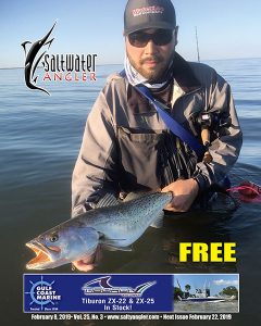 Damien Jones with a 6.5 lb Trout in Baffin Bay