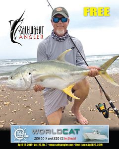 Capt Jeff Wolda with a Jack Crevalle at Padre Island National Seashore