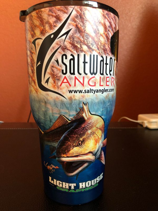 Saltwater Angler Blue RTIC Insulated Cup