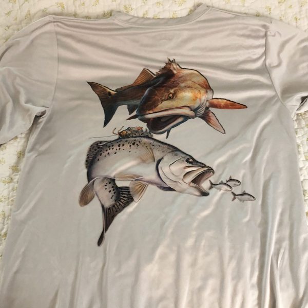 Saltwater Angler DRI-Fit Redfish & Trout Shirt