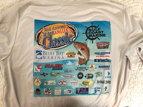 Saltwater Angler Classic DRI-Fit Tournament Shirt - Back