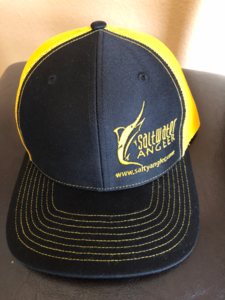 Saltwater Angler Hat Gold Black