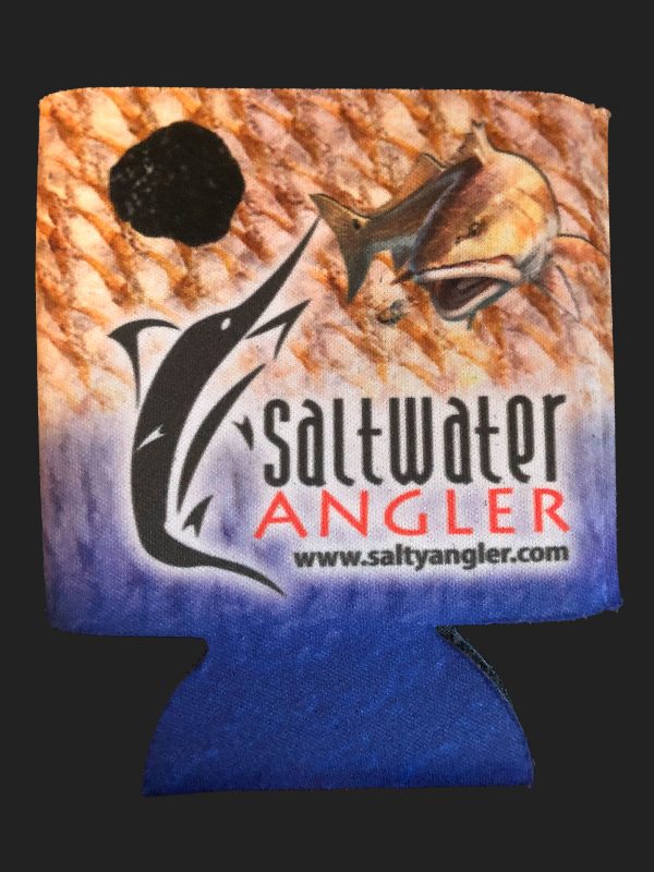 Saltwater Angler Blue Redfish Koozie