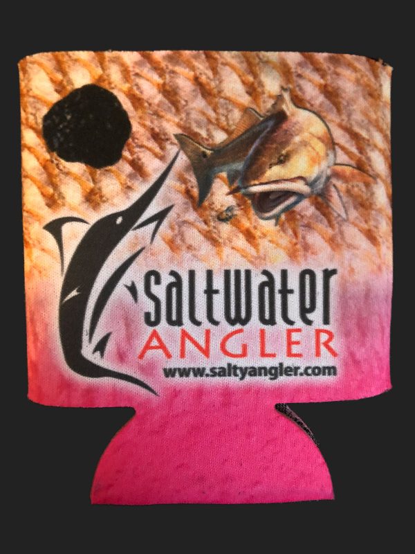 Saltwater Angler Pink Koozie