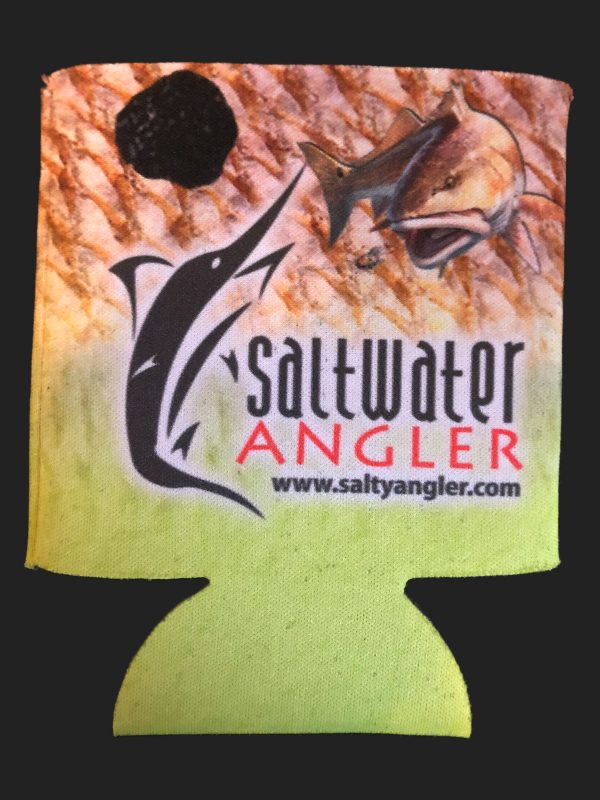 Saltwater Angler Yellow Redfish Koozie