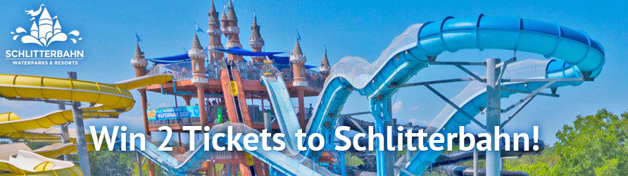 Win 2 tickets to Schlitterbahn courtesy of Saltwater Angler fishing magazine!