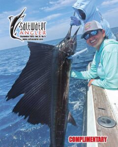 Nora Olvera with 109” sailfish caught in Nosara Costa Rice while trolling with a ballyhoo. Caught on July 6th while on vacation, fished with Nosara Paradise Rentals based out of Florida.