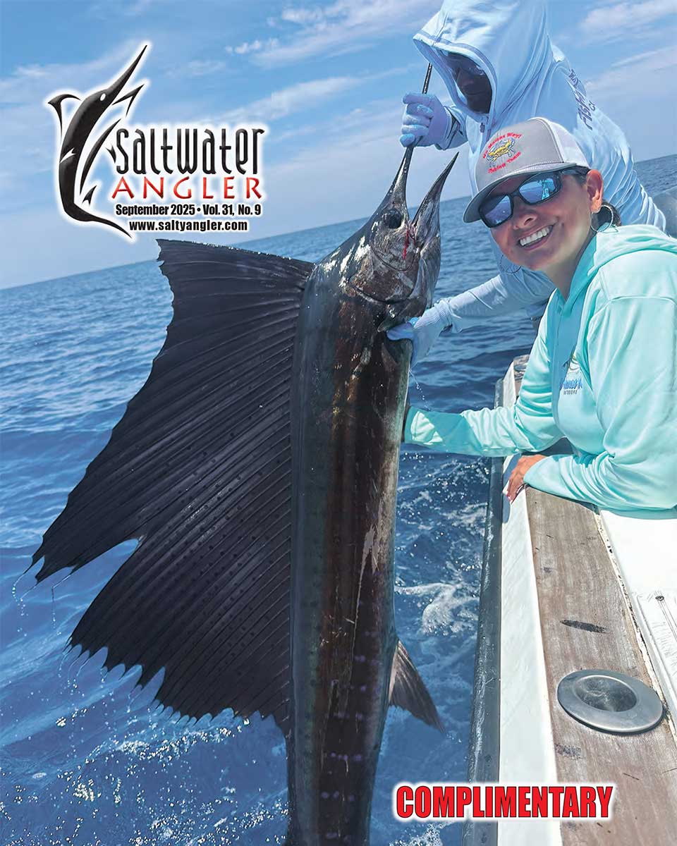 Nora Olvera with 109” sailfish caught in Nosara Costa Rice while trolling with a ballyhoo. Caught on July 6th while on vacation, fished with Nosara Paradise Rentals based out of Florida.