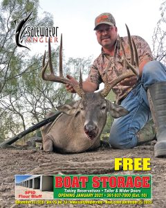 "We live hunting and fishing" is not just a slogan for Billy Gerke, president/founder of ForEverlast, with his low fence Maverick county booner scoring in at 176 5/8"