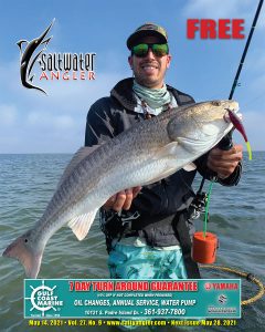 9 pound Redfish in Port Mansfield, TX