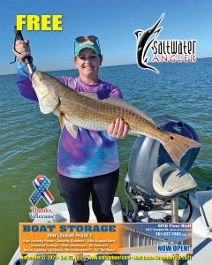 Sommer Morgan with her personal best 32 inch redfish