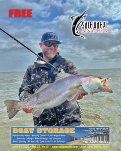 Full time fishing guide out of Matagorda and Waterloo Rods Pro Staffer, Capt. Brett Sweeny, caught and released this 9.5 lb speckled trout using a Rapala Skitter Walk topwater.