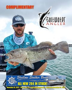 Capt. Brian Barrera with a gag grouper he caught and released while fishing out of South Padre Island, TX. Please see Kelly Groce's article of on page 16 for more on this catch.